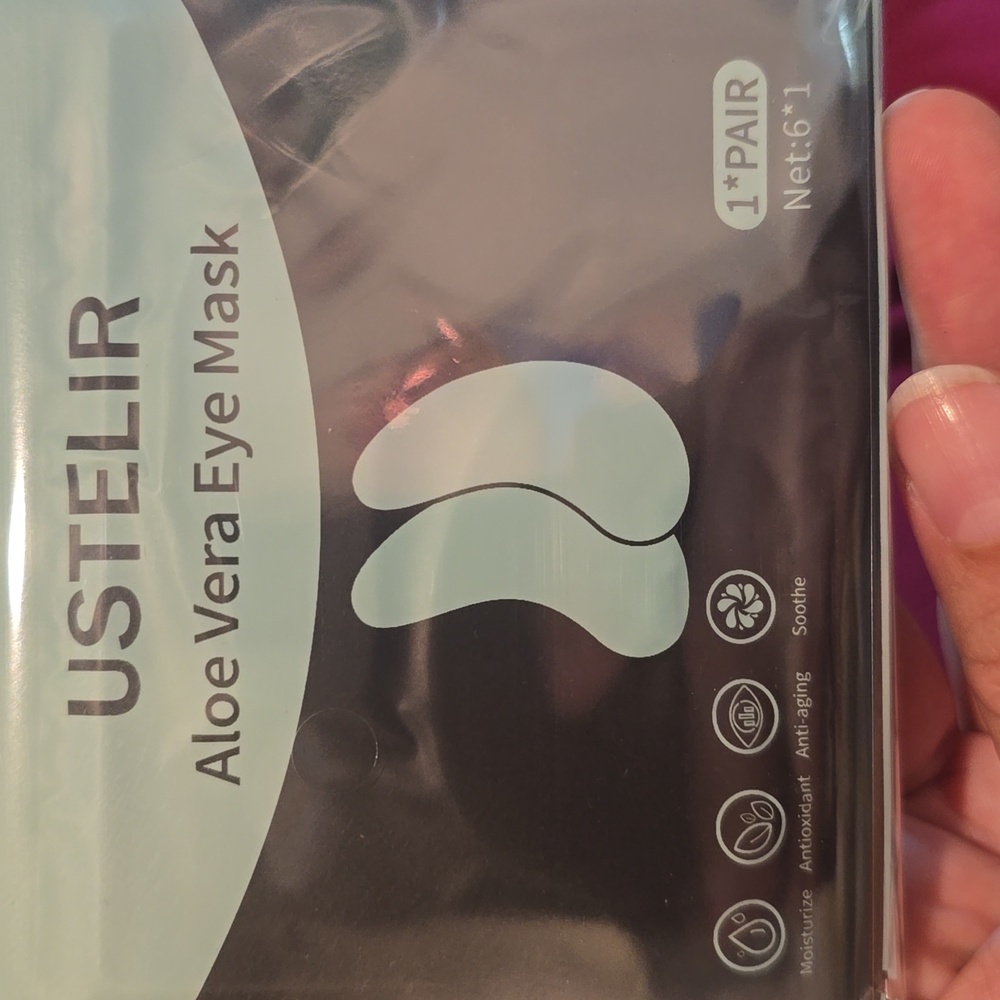 Ustelir Aloe Vera Eye Mask, 5 Ct